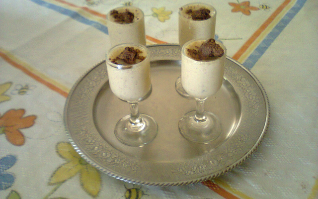 Mousse de doce de leite