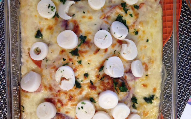 Filé de Saint Peter ao molho de palmito