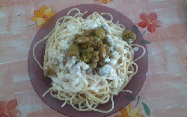 Espaguete de camarão à la Cristina