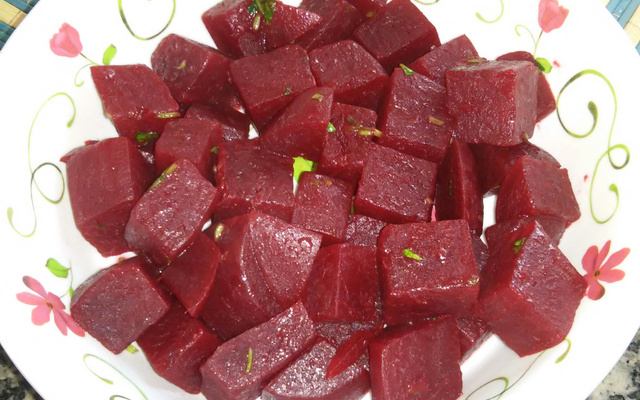 Beterraba refogada com azeite