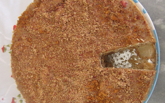 Pavê cremoso de amendoim