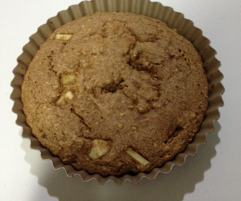 Muffin gigante de maçã e canela