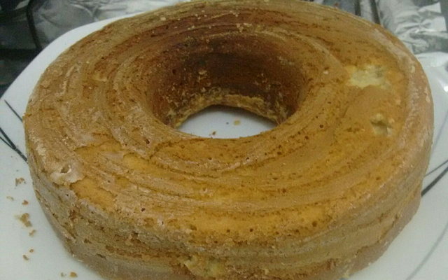 Bolo de aveia econômico de preguiçoso