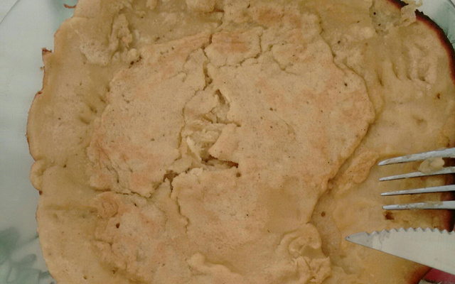 Panqueca de banana e aveia