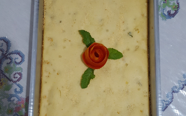 Bolo salgado de frango fofinho