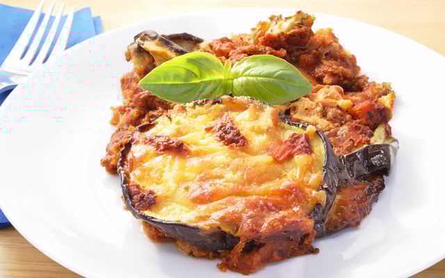 Beringela à parmegiana