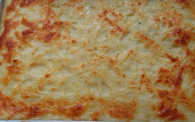 Escondidinho de frango cremoso