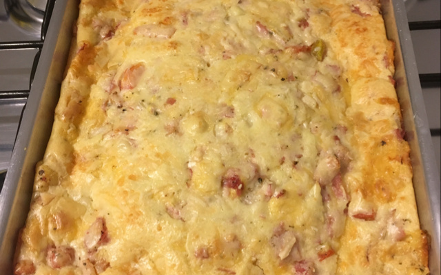 Delicioso bauru de forno