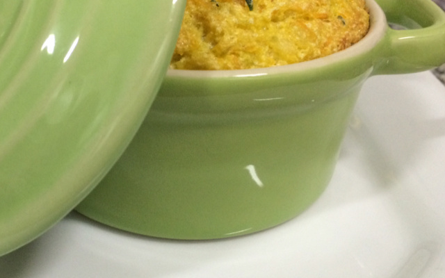 Souflé light sem trigo, sem queijo e sem manteiga