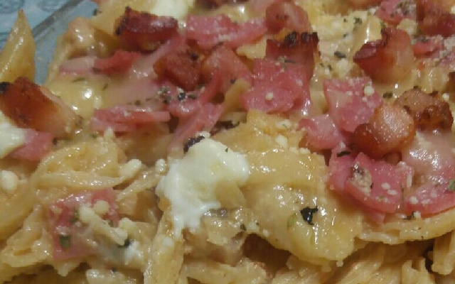 Penne à carbonara