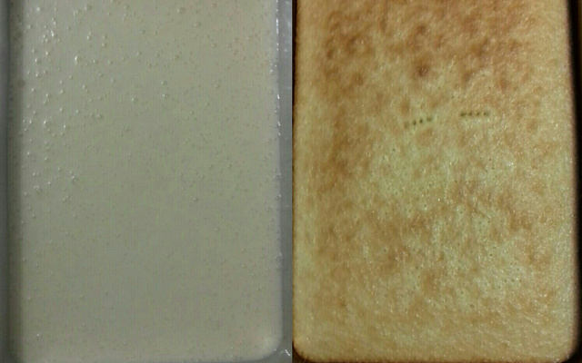 Bolo de limão de padaria