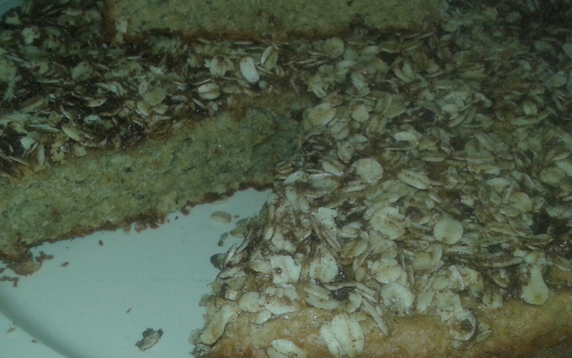 Bolo de banana com aveia