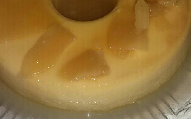 Pudim de milho de microondas