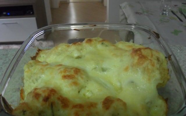 Couve-flor ao molho branco