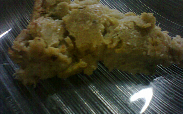 Torta de frango com seleta de legumes