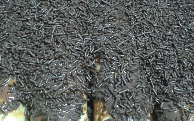 Panqueca doce de brigadeiro