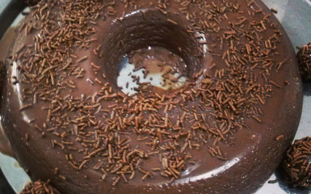 Brigadeirão de microondas