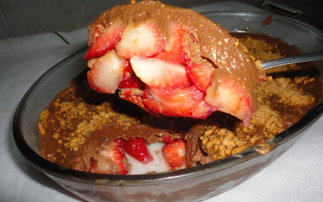 Escondidinho de morango