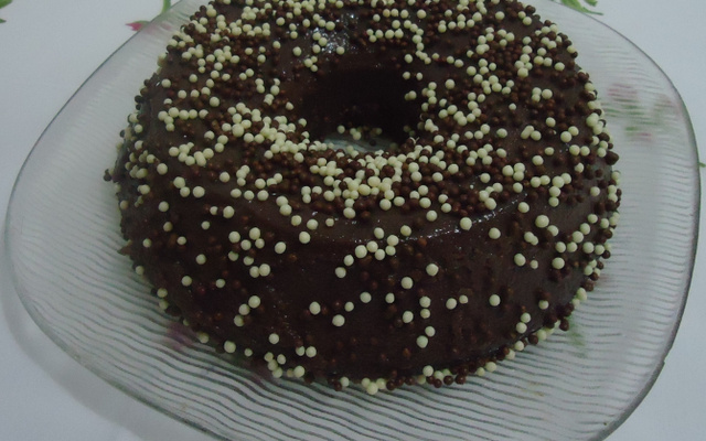 Brigadeirão de microondas