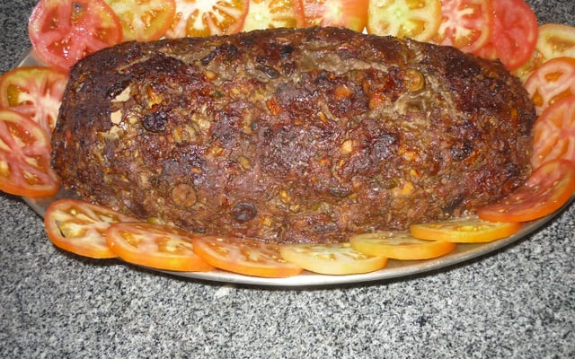 Rocambole de carne moída