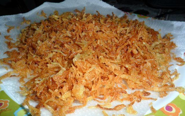 Batata palha sequinha