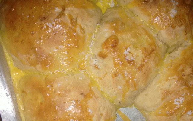 Pão de batata com massa multi-uso