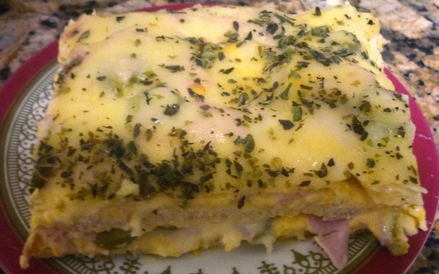 Torta de pão de forma