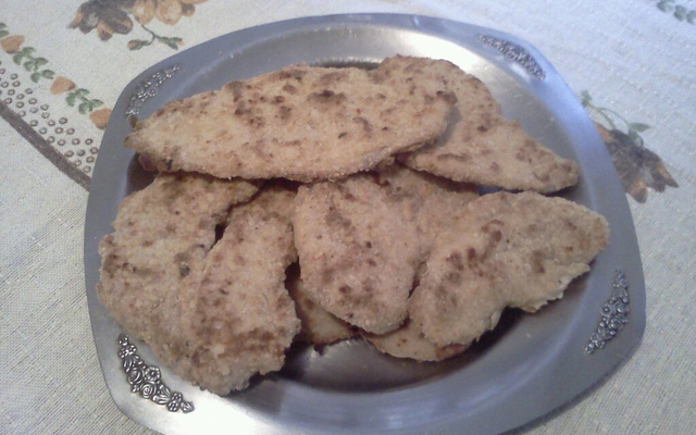 Filé de frango à milanesa sem fritura