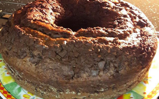 Bolo de chocolate em barra