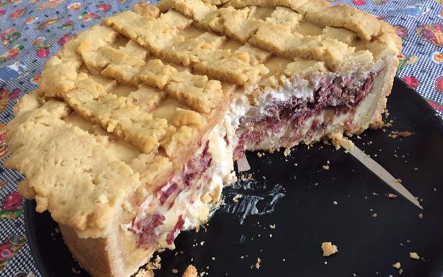 Torta divina de carne seca