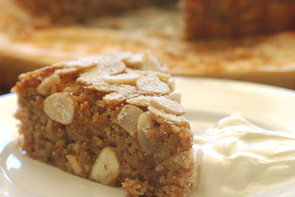 Bolo integral de banana