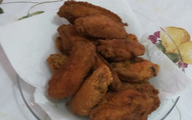Frango frito crocante e sequinho