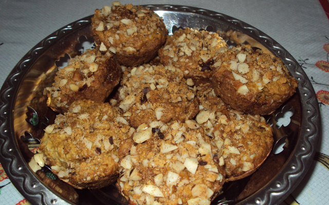 Muffins de amêndoas