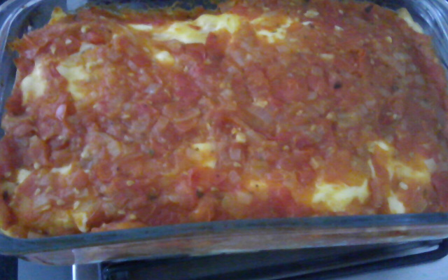 Lasanha de filé de frango