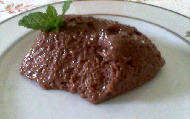 Falsa Mousse de chocolate