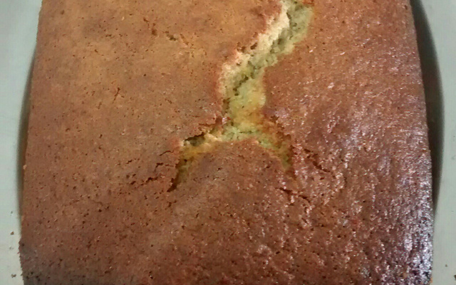 Bolo integral de banana com aveia