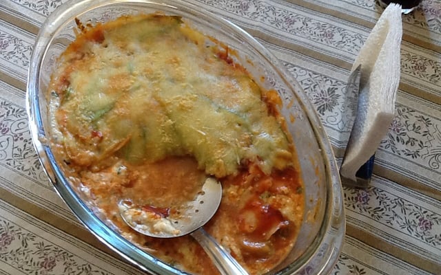 Lasanha de abobrinha light