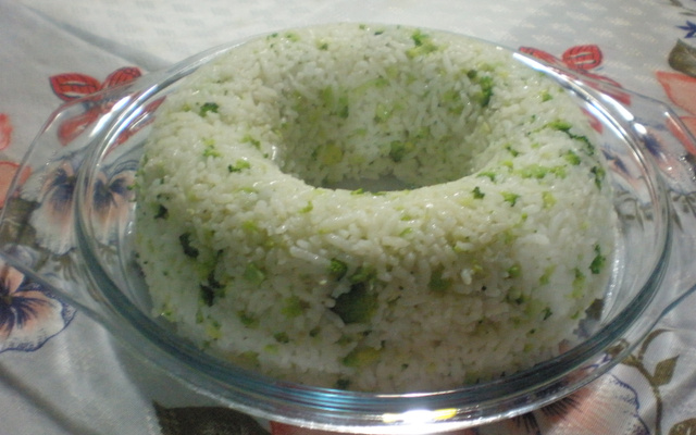 Arroz de brócolis Ninja