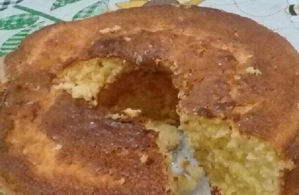 Bolo de fubá cremoso