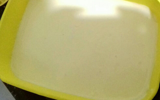 Mousse de limão com leite em pó