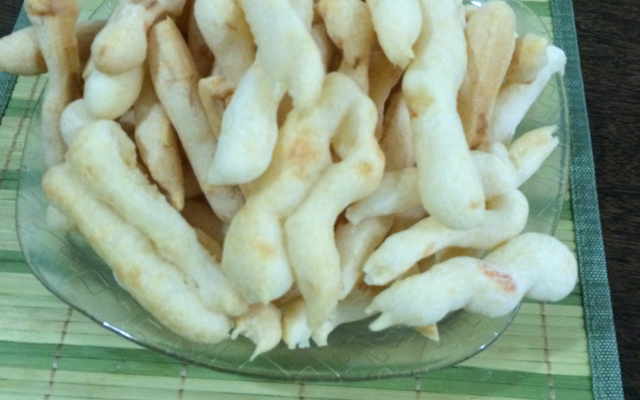 Biscoito de polvilho assado e crocante