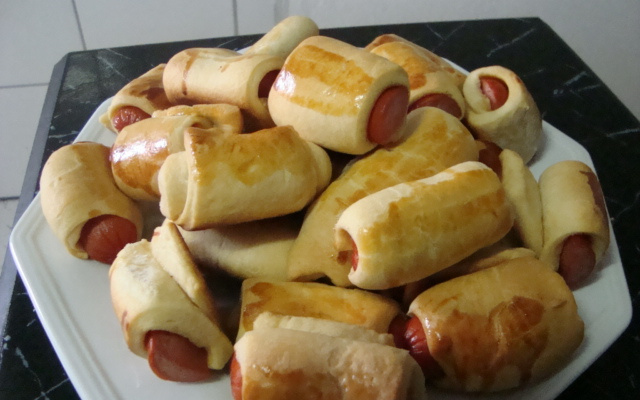Enroladinho de salsicha