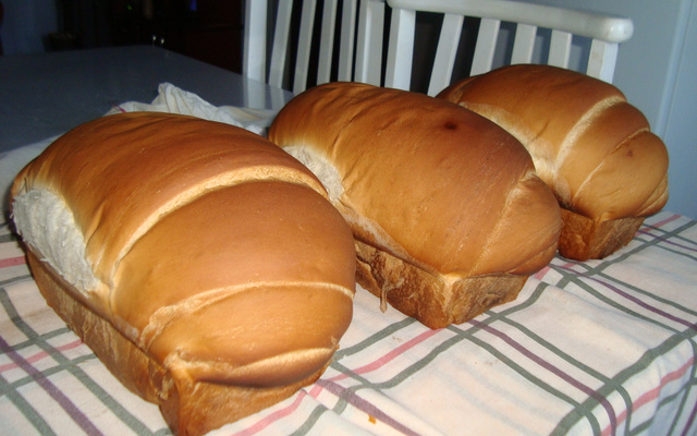 Pão de forma caseiro