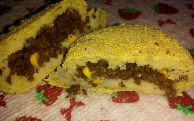 Salgado vegan simples