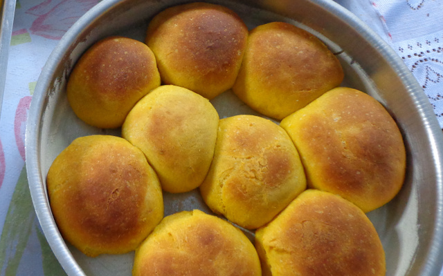 Pão de abóbora da Cla