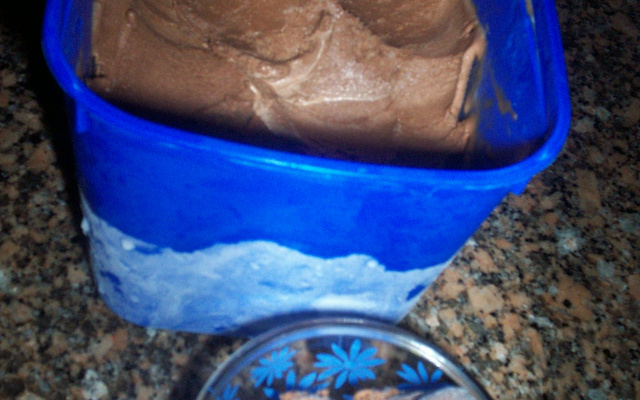 Sorvete de chocolate