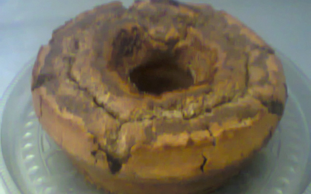 Bolo mesclado de chocolate