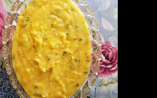 Purê de batata baroa