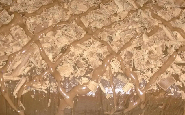 Bolo trufado de chocolate