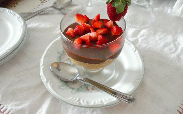 Bombom Aberto de Morango